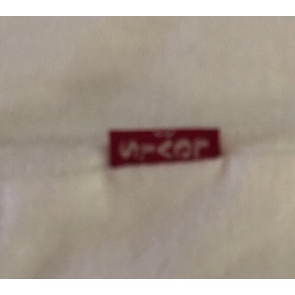Levis White Graphic T-Shirt Womens Size Lrg Colorful Logo100% Cotton - Picture 4 of 7